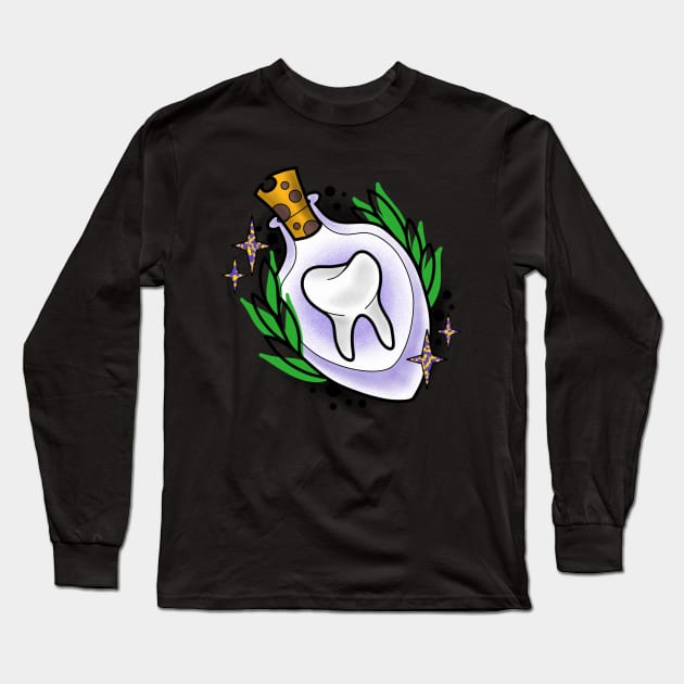 Little Tooth Long Sleeve T-Shirt by Jahaziel Sandoval